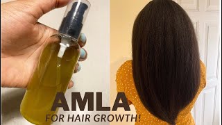 AMLA for HAIR GROWTH  Ayurvedic Recipe For Thick amp Long Hair [upl. by Georgeanna]