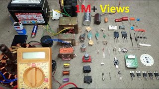 How To Test Any Electronic Components with Multimeter  Resistor Capacitor Diode LED Transistor Fuse [upl. by Alrrats593]