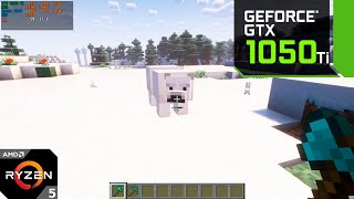 Minecraft  GTX 1050 Ti  Ryzen 5600 [upl. by Hetti510]