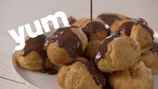 How to make profiteroles like a pro [upl. by Dixil]