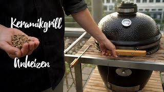 Keramikgrill anheizen  So geht das Gourmondo Food Studio [upl. by Rikki956]