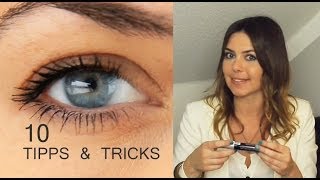 Lange und dichte Wimpern 10 Tipps und Tricks [upl. by Samled]