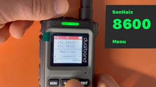 Senhaix 8600 Full menu demonstration [upl. by Gavin394]