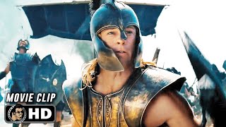 Beach Battle Scene  TROY 2004 Brad Pitt Movie CLIP HD [upl. by Ytsim738]