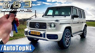 2019 MercedesAMG G63 REVIEW POV Test Drive on AUTOBAHN amp ROAD by AutoTopNL [upl. by Rehotsirhc]