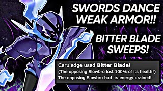 WEAK ARMOR CERULEDGE SWEEPS IN POKEMON SHOWDOWN [upl. by Markson]