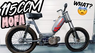 Mega Update 115ccm Mofa fast fertig aufbauen Hercules Prima 5 [upl. by Yenalem]