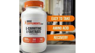 BULK SUPPLEMENTS COM LCARNITINE LTARTRATE CAPSULES [upl. by Eissahc]