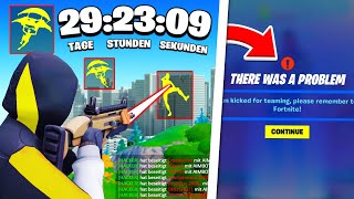 Ich versuche in 30 TAGEN in Fortnite GEBANNT zu werden 🚫😱und das passierte [upl. by Asiel341]