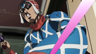 mista and bucciarati vs prosciutto [upl. by Ellertal196]