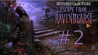 Mystery Case Files Escape from Ravenhearst Walkthrough part 2 [upl. by Kal]