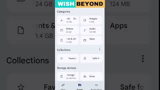 Google Files App Best File Manager App on Android  Wish Beyond smartphone [upl. by Ernesta]