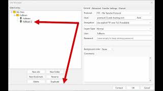 Filezilla Setup and Creation of Subdirectory Launch Tabs [upl. by Ahsemrac]