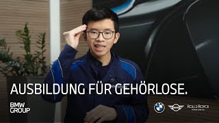 Ausbildung für Gehörlose im BMW Group Werk Leipzig I BMW Group Careers [upl. by Lain]