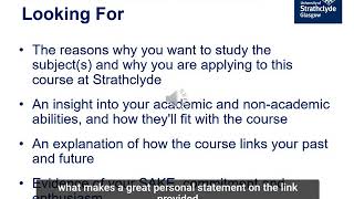 Hints and Tips for your Personal Statement [upl. by Trilley956]