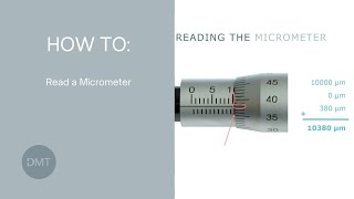 How To  Read a Micrometer [upl. by Volotta]