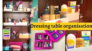 Dressing Table Organization amp Tour  My Makeup Collection amp Organization  My Vanity Tour [upl. by Alle]