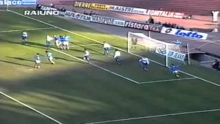 Serie A 19961997 day 21 Napoli  Sampdoria 11 Boghossian Mihajlovic [upl. by Niad]