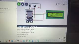 Simulation ESP32 2 Ds18b20 Sensor LCD Ic2 [upl. by Lareine185]