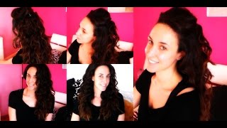 ONDE MORBIDE ❤ Tutorial completo da capelli ricci e lisci a mossi [upl. by Felten121]