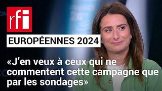 Marine Tondelier «J’en veux à ceux qui ne commentent cette campagne que par les sondages» [upl. by Nereil779]