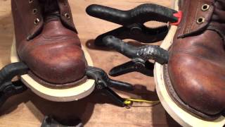 DIY Work Boot Resole Part II Wolverine Boots [upl. by Avrit]