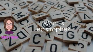 What is epistrophe [upl. by Ajnot]