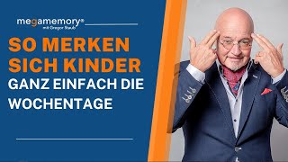 In 2 Minuten Kinder die Wochentage beibringen Blitzschnell amp spielerisch lernen ⏰ [upl. by Scandura]