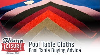 What are the Differences Between Pool Table Cloths  Pool Table Buying Advice [upl. by Grubb]