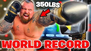 WORLDS ‘HARDEST’ PUNCH Ft Eddie Hall  Brian Shaw [upl. by Carper]