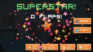 Flappy Golf  Greens Land  All Holes Superstar [upl. by Yauqram]