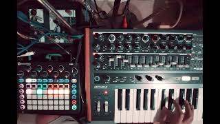 PATIENCE  TAME IMPALA  dawlessjam  NOVATION CIRCUIT amp ARTURIA MINIBRUTE 2 [upl. by Enra]