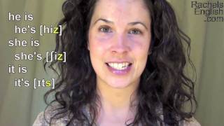 How to Pronounce Contractions American English Pronunciation [upl. by Halyhs]