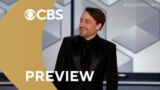 Kieran Culkin Wins Best Television Male Actor – Drama  Golden Globes [upl. by Hurd]