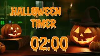 2 Minute Halloween Timer  2 Dakika Cadılar Bayramı Zamanlayıcı [upl. by Oirramaj]