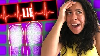 Testing the Lie Detector iPhone App Mystery Gaming [upl. by Ennaharas]