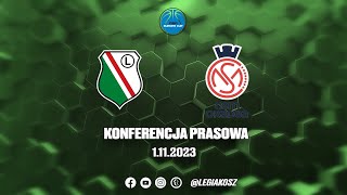 Konferencja prasowa po meczu Legia Warszawa  CSM Oradea 1112023  LEGIA KOSZ [upl. by Cutlor]