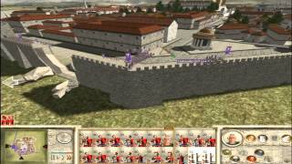 Lets Play Rome Total War Julier German 57b  Alea iacta est Das Ende des Senats [upl. by Nairadas342]