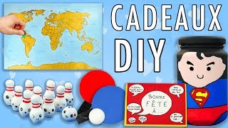 7 DIY FETE DES PERES IDEES CADEAUX FACILES [upl. by Notnelc]