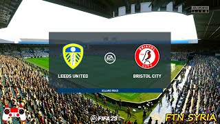 Leeds United vs Bristol City EFL Championship  🎮 FIFA 23 [upl. by Orhtej268]