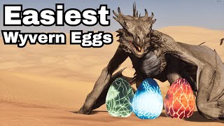 Easiest Wyvern Eggs Method  ARK Survival Ascended  Scorched Earth [upl. by Labinnah]