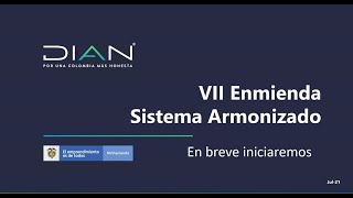 Novedades de la VII Enmienda al Sistema Armonizado  DIAN [upl. by Giselle978]