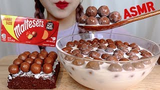 ASMR Maltesers Chocolate Balls amp Milk MUKBANG モルティージャスチョコレート 몰티져스 초콜릿 먹방 EATING SOUNDS ช็อกโกแลต [upl. by Cherlyn430]