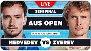 MEDVEDEV vs ZVEREV • Australian Open 2024 SF • LIVE Tennis PlaybyPlay Stream [upl. by Lemuela562]