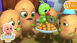 Aloo Kachaloo Beta Kahan Gaye The  Hindi Rhymes for Children  Infobells hindirhymes balgeet [upl. by Kedezihclem]