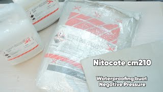 Nitocote CM210 Waterproofing buat Negative Pressure [upl. by Boaten853]