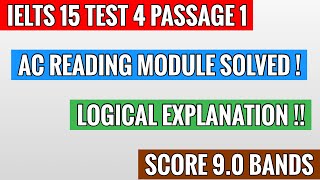 IELTS Cambridge 15 Test 4 Passage 1 AC Reading with logical explanation I The return of the huarango [upl. by Kcired993]