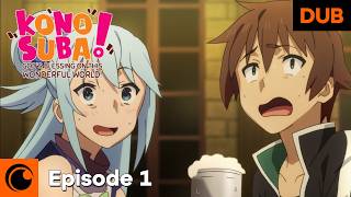 KONOSUBA Gods blessing on this wonderful world Episode 1 English Dub [upl. by Selmore260]