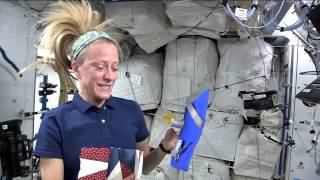 NASA Astronaut Karen Nyberg Invites Quilters to Create a Space Square [upl. by Thorsten427]