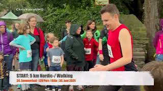 34 Sommerlauf  LSV Porz  Köln 30 Juni 2024  UHD  LAUFEN amp WALKEN [upl. by Yroffej]